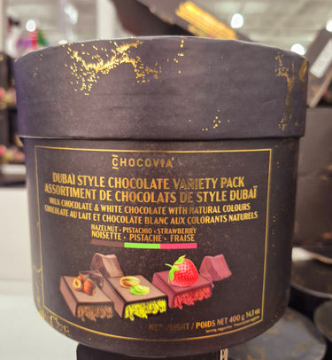 Chocovia Dubaï Style Chocolate Variety Pack - 1 x 400 Grams